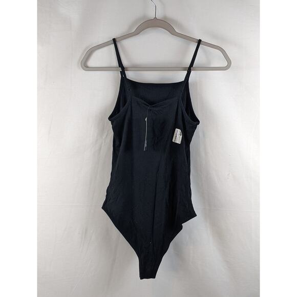 Bodysuit‎ Spaghetti Strap Wild Fable Black S Sleeveless Casual Square Neck Layer - Picture 7 of 7